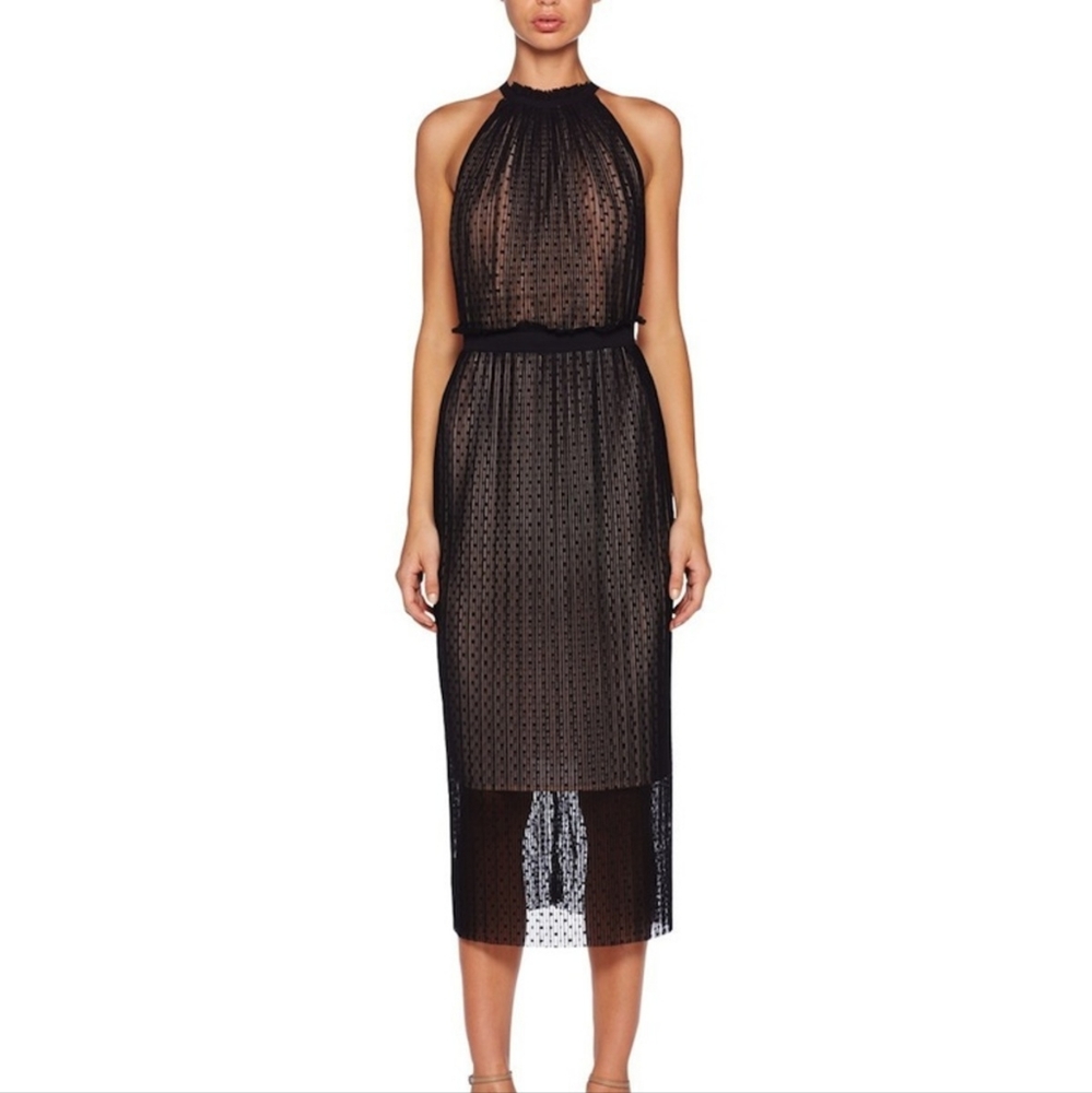 NWT Bec & Bridge Pompette Halter Dress size S